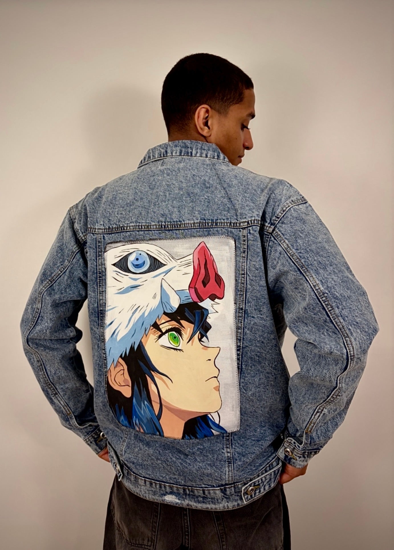 Akaiito Grey Denim - Demon Slayer Edition